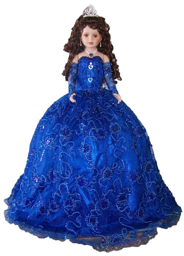 quinceanera ceramic dolls